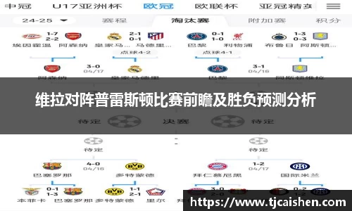 维拉对阵普雷斯顿比赛前瞻及胜负预测分析